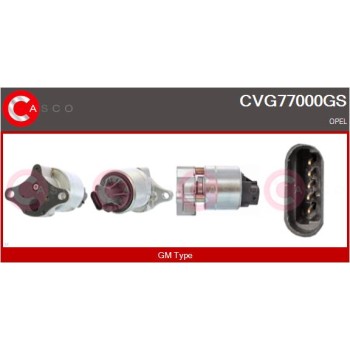 Válvula EGR - CASCO CVG77000GS