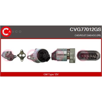 Válvula EGR - CASCO CVG77012GS