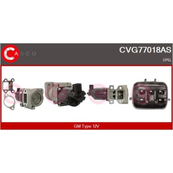 Válvula EGR - CASCO CVG77018AS