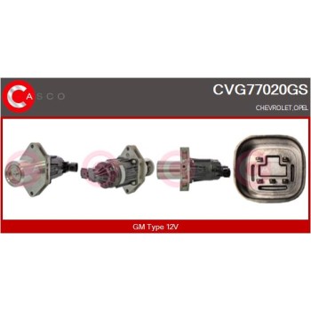 Válvula EGR - CASCO CVG77020GS