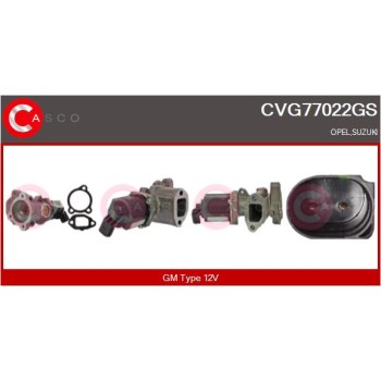 Válvula EGR - CASCO CVG77022GS