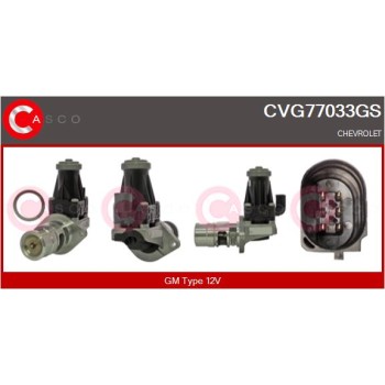 Válvula EGR - CASCO CVG77033GS