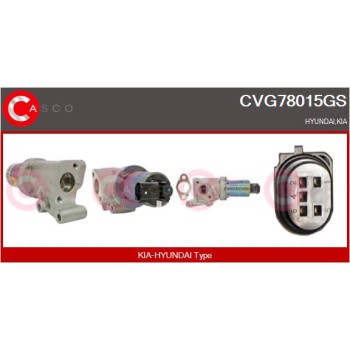 Válvula EGR - CASCO CVG78015GS