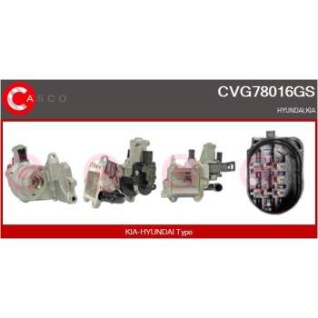 Válvula EGR - CASCO CVG78016GS