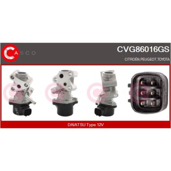 Válvula EGR - CASCO CVG86016GS