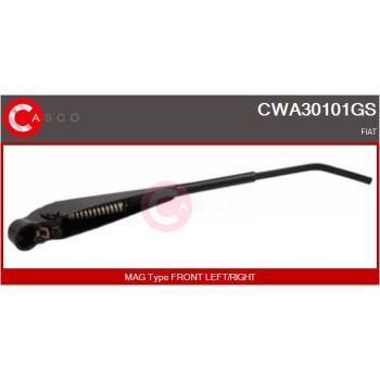 Brazo del limpiaparabrisas, lavado de parabrisas - CASCO CWA30101GS