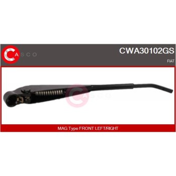 Brazo del limpiaparabrisas, lavado de parabrisas - CASCO CWA30102GS