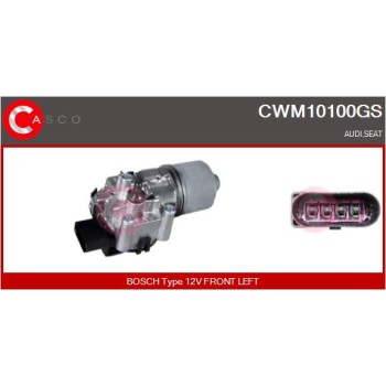 Motor del limpiaparabrisas - CASCO CWM10100GS