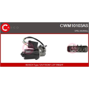 Motor del limpiaparabrisas - CASCO CWM10103AS