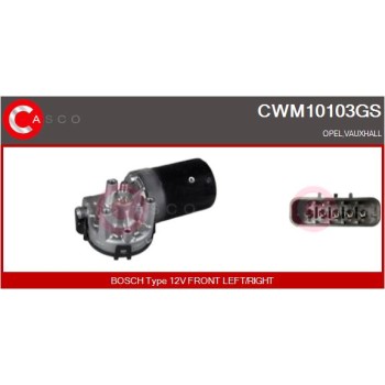 Motor del limpiaparabrisas - CASCO CWM10103GS