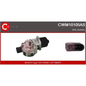 Motor del limpiaparabrisas - CASCO CWM10105AS