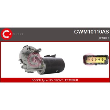 Motor del limpiaparabrisas - CASCO CWM10110AS