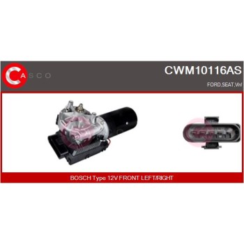 Motor del limpiaparabrisas - CASCO CWM10116AS