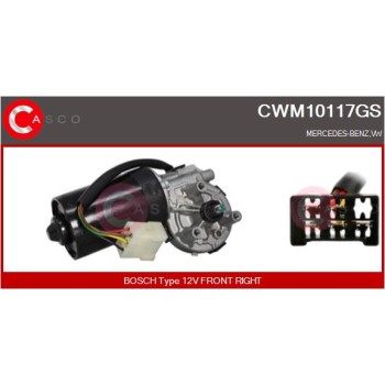 Motor del limpiaparabrisas - CASCO CWM10117GS