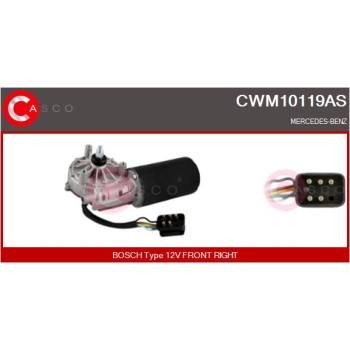 Motor del limpiaparabrisas - CASCO CWM10119AS