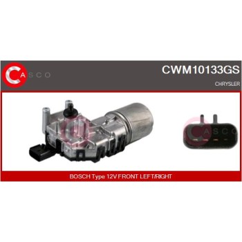 Motor del limpiaparabrisas - CASCO CWM10133GS