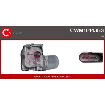 Motor del limpiaparabrisas - CASCO CWM10143GS