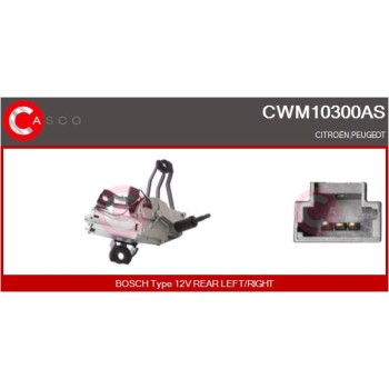 Motor del limpiaparabrisas - CASCO CWM10300AS