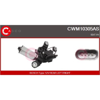 Motor del limpiaparabrisas - CASCO CWM10305AS