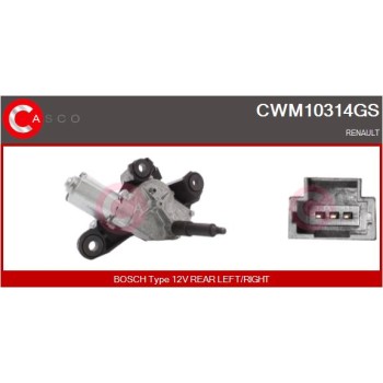 Motor del limpiaparabrisas - CASCO CWM10314GS