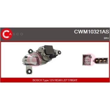 Motor del limpiaparabrisas - CASCO CWM10321AS