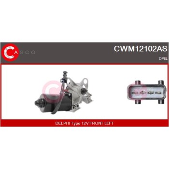 Motor del limpiaparabrisas - CASCO CWM12102AS