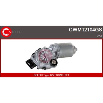 Motor del limpiaparabrisas - CASCO CWM12104GS