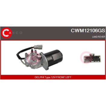 Motor del limpiaparabrisas - CASCO CWM12106GS