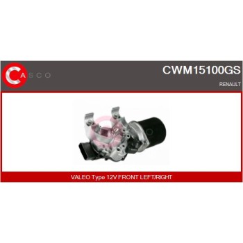 Motor del limpiaparabrisas - CASCO CWM15100GS