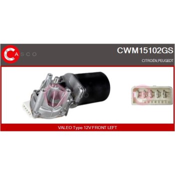 Motor del limpiaparabrisas - CASCO CWM15102GS