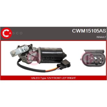Motor del limpiaparabrisas - CASCO CWM15105AS