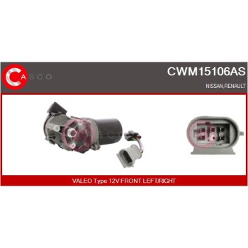 Motor del limpiaparabrisas - CASCO CWM15106AS