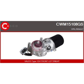 Motor del limpiaparabrisas - CASCO CWM15108GS