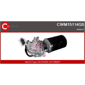 Motor del limpiaparabrisas - CASCO CWM15114GS