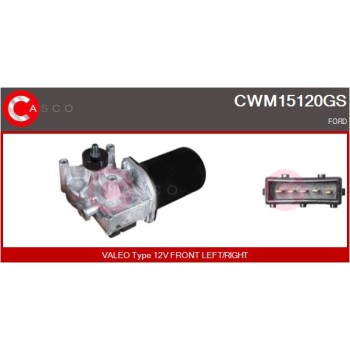 Motor del limpiaparabrisas - CASCO CWM15120GS