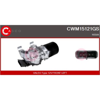 Motor del limpiaparabrisas - CASCO CWM15121GS