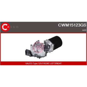 Motor del limpiaparabrisas - CASCO CWM15123GS