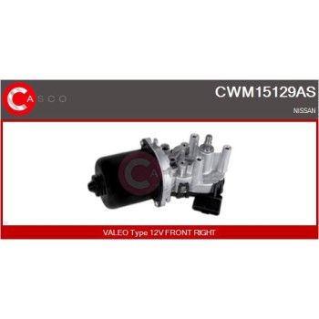Motor del limpiaparabrisas - CASCO CWM15129AS