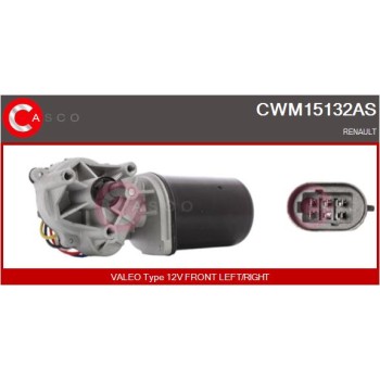 Motor del limpiaparabrisas - CASCO CWM15132AS
