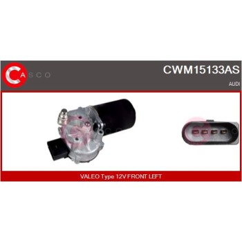 Motor del limpiaparabrisas - CASCO CWM15133AS