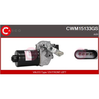 Motor del limpiaparabrisas - CASCO CWM15133GS