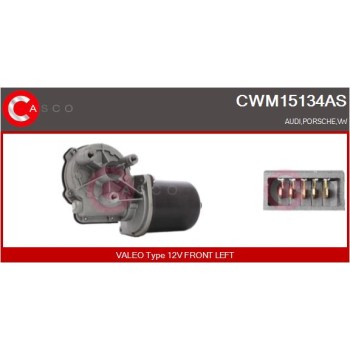 Motor del limpiaparabrisas - CASCO CWM15134AS