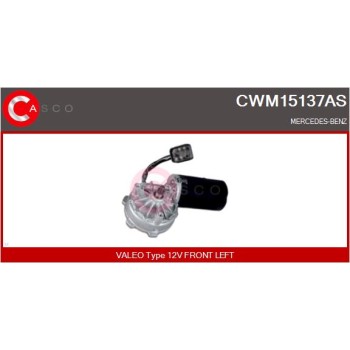 Motor del limpiaparabrisas - CASCO CWM15137AS