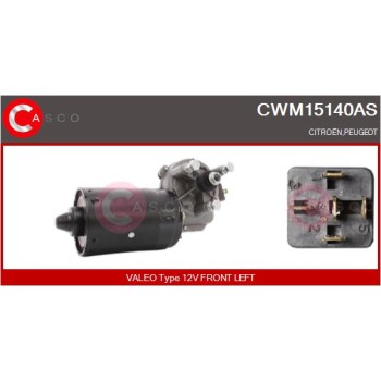 Motor del limpiaparabrisas - CASCO CWM15140AS