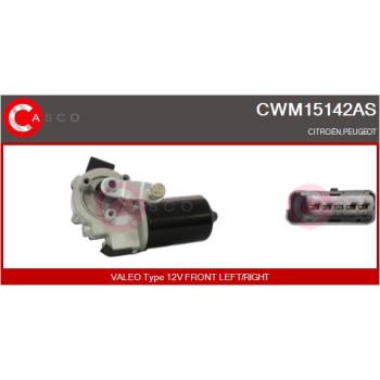 Motor del limpiaparabrisas - CASCO CWM15142AS