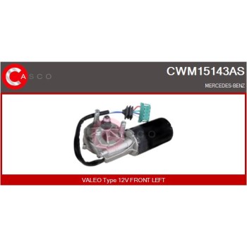 Motor del limpiaparabrisas - CASCO CWM15143AS