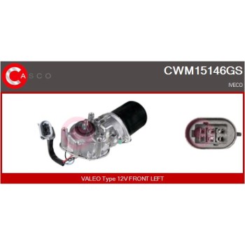 Motor del limpiaparabrisas - CASCO CWM15146GS