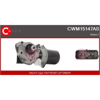Motor del limpiaparabrisas - CASCO CWM15147AS