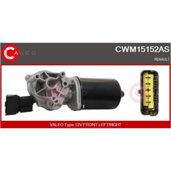 Motor del limpiaparabrisas - CASCO CWM15152AS