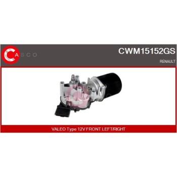 Motor del limpiaparabrisas - CASCO CWM15152GS